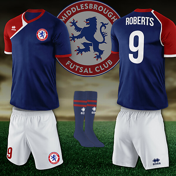 Middlesbrough Futsal 2013 Home Kit