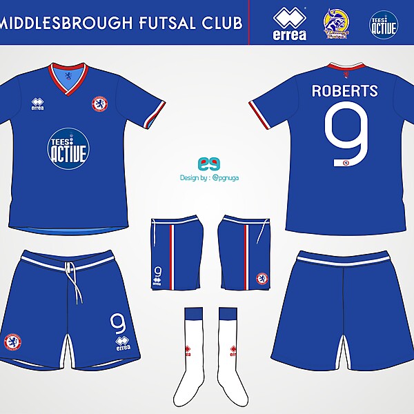 Errea Middlesbrough Futsal Club Home Kit #8