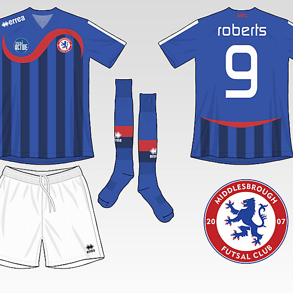 Middlesbrough Futsal Club Kit