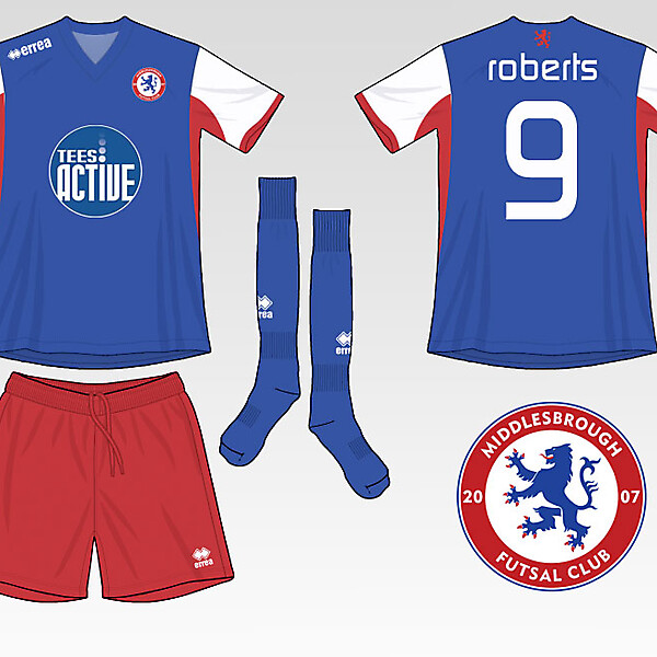 Middlesbrough Futsal Club Kit