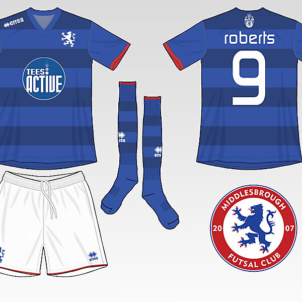 Middlesbrough Futsal Club Kit