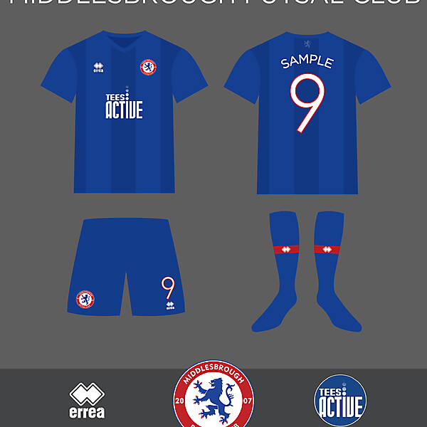 Middlesbrough Futsal Club Erreà Home Kit