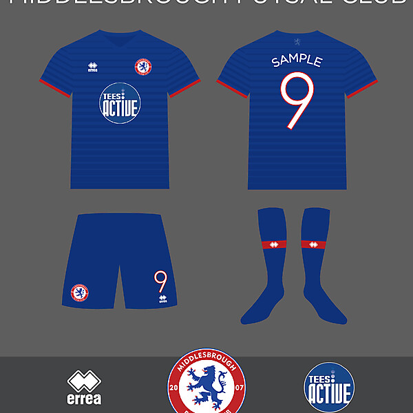 Middlesbrough Futsal Club Erreà Home Kit