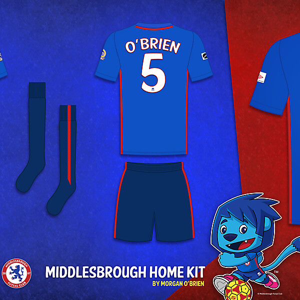 Middlesbrough Home Kit 003 by Morgan OBrien 
