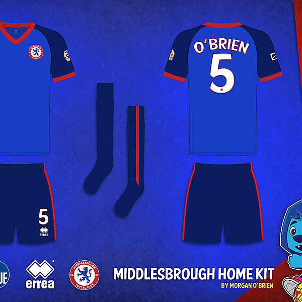 Middlesbrough Home Kit 004 by Morgan OBrien 