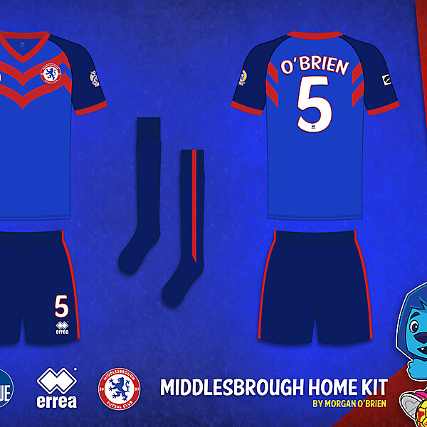 Middlesbrough Home Kit 006 by Morgan OBrien 