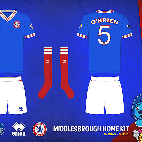 Middlesbrough Home Kit 008 by Morgan OBrien