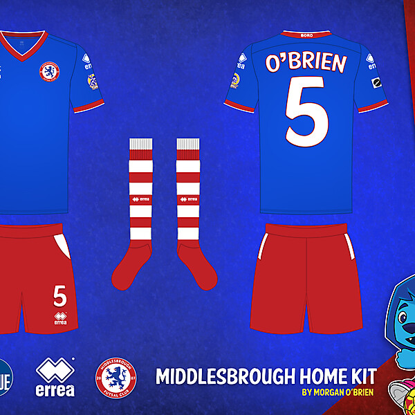 Middlesbrough Home Kit 0010 by Morgan OBrien