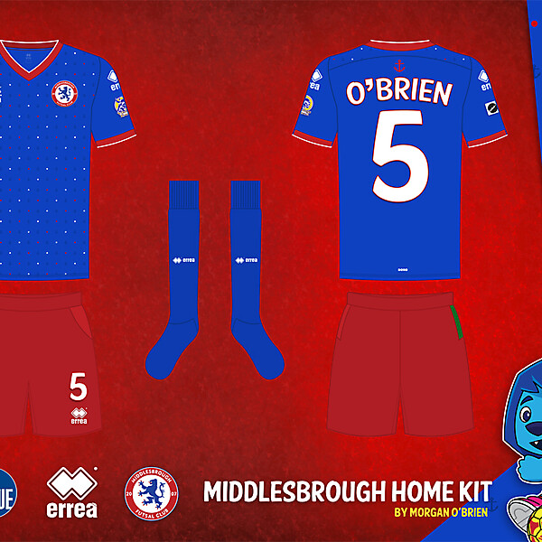 Middlesbrough Home Kit 011 by Morgan OBrien