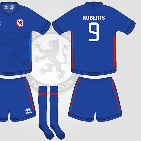 Middlesbrough Futsal Errea Home Kit