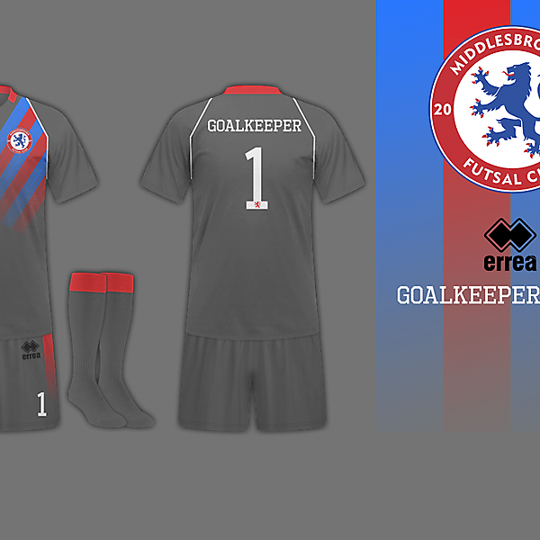 Middlesbrough Futsal Goalkeeper Kit 2013