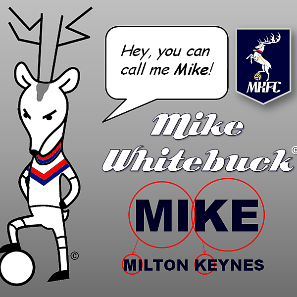 MKFC Mascot - Mike Whitebuck