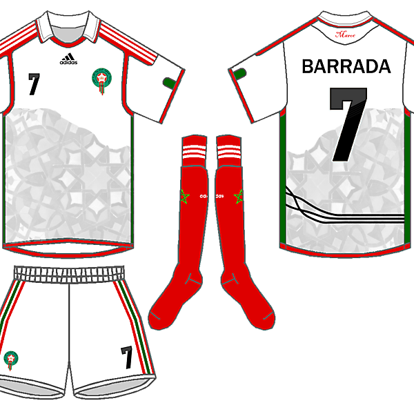Adidas Morocco Away Kit