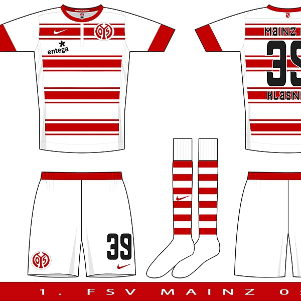 Nike Cazador Template Example 1 - Mainz 05