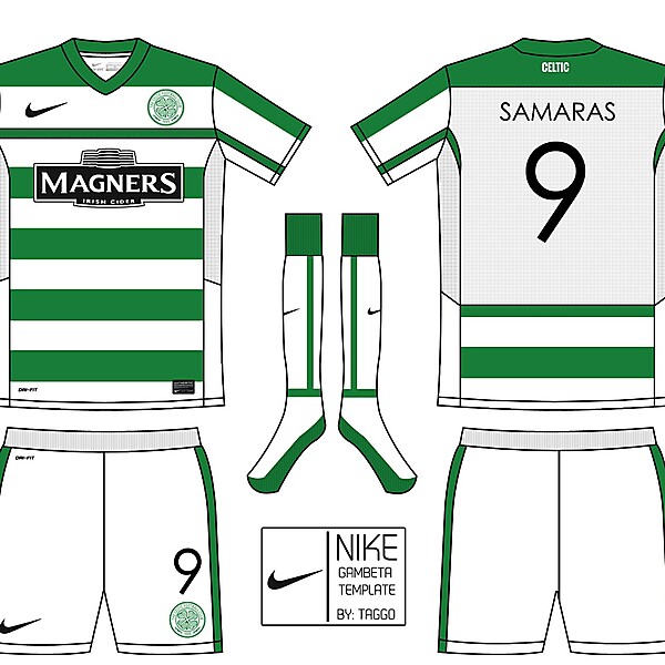 Nike Gambeta Template: Celtic