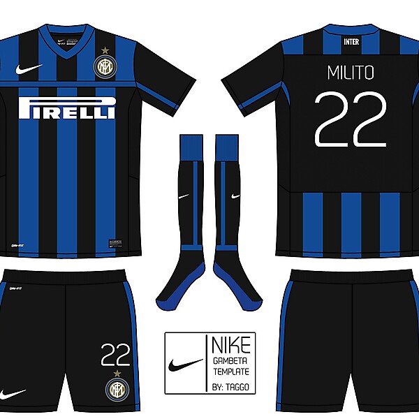 Nike Gambeta Template: Inter