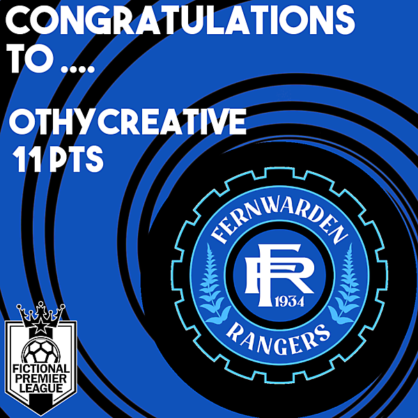 FCCDCW - Week 6 Winner - Fernwarden Rangers