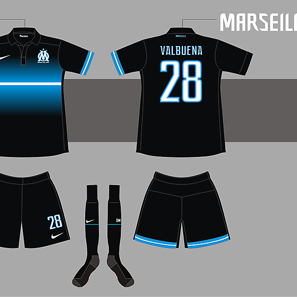 O. Marseille Away kit version 02