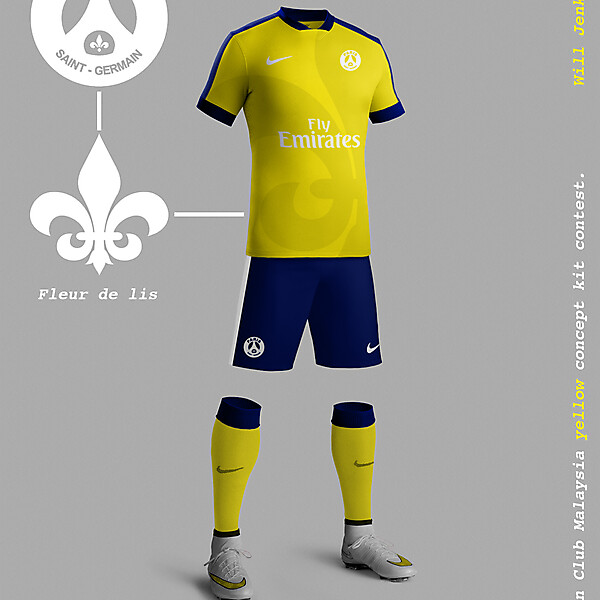 PSG Yellow Kit Concept