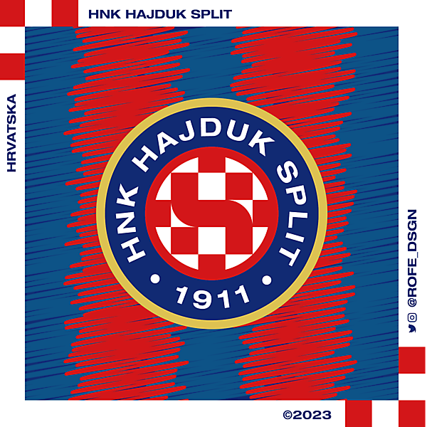 HNK Hajduk Split | Rebranding By @rofe_dsgn