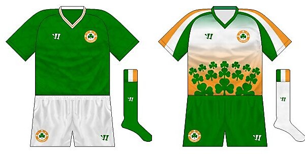 Warrior Ireland home and away