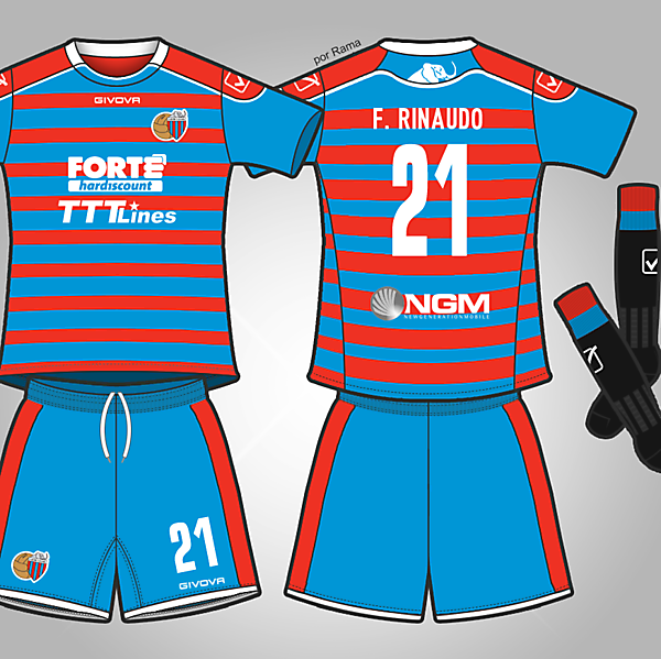 Calcio Catania - Home kit