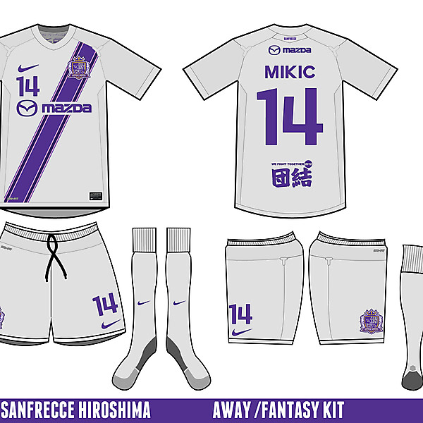 Sanfrecce Hiroshima Away Kit