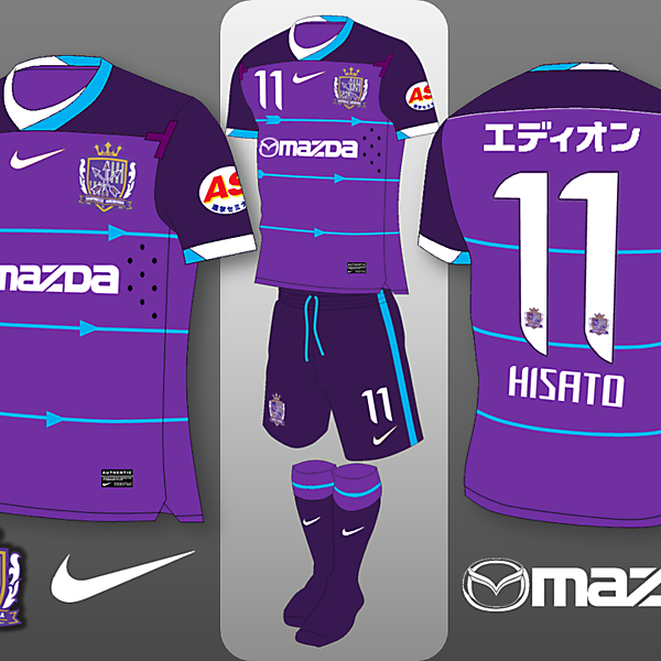 Sanfrecce Hiroshima Nike Home Kit Concept