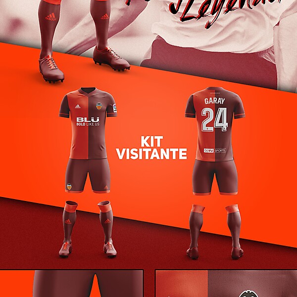 Away Fantasy Kit Valencia CF ver 3