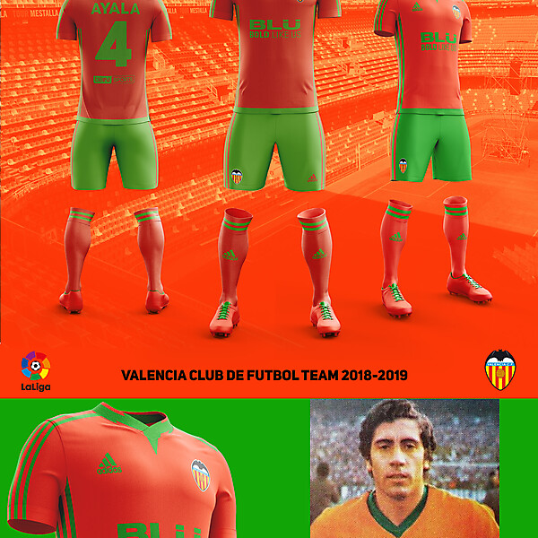 Away Fantasy Kit Valencia CF ver 4