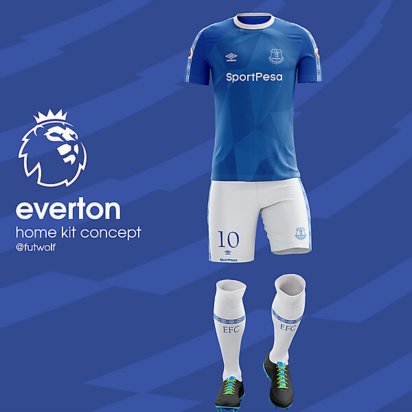 Everton Home Kit 2018/19