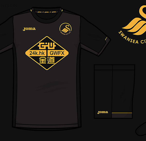 Swansea Joma Away Kit
