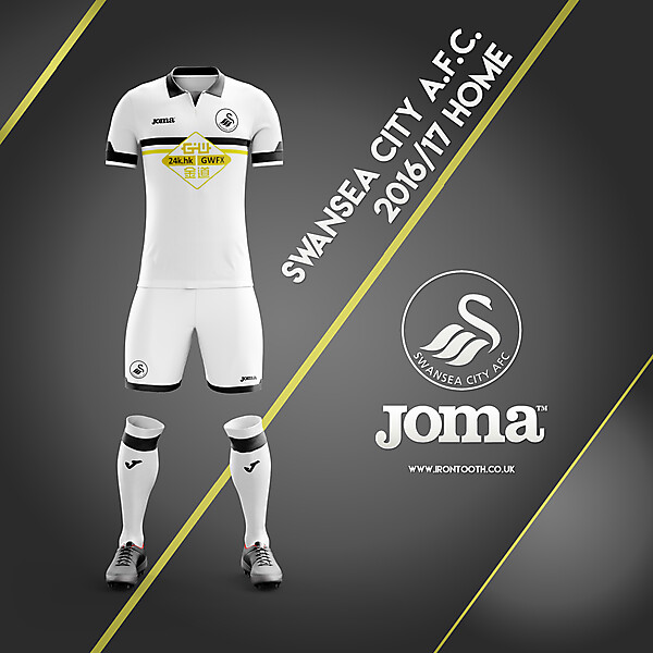 Swansea Joma Kit Home 16/17