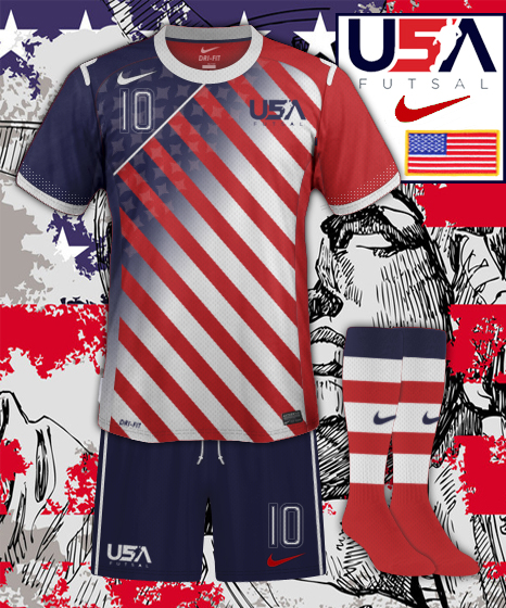USA futsal Away Kit