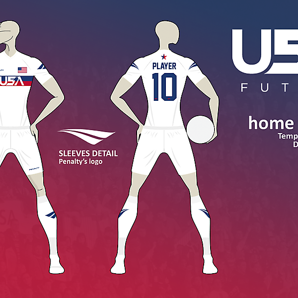 USA Futsal home kit v01 *PENALTY*