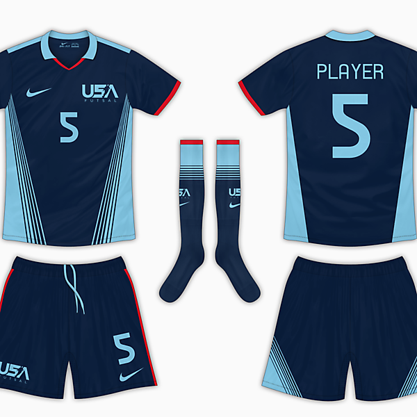 USA Futsal Kit Set - Third