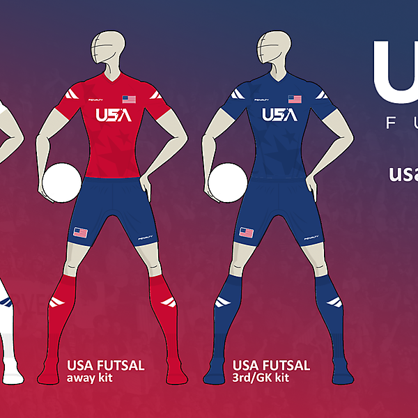 USA Futsal kits *PENALTY*