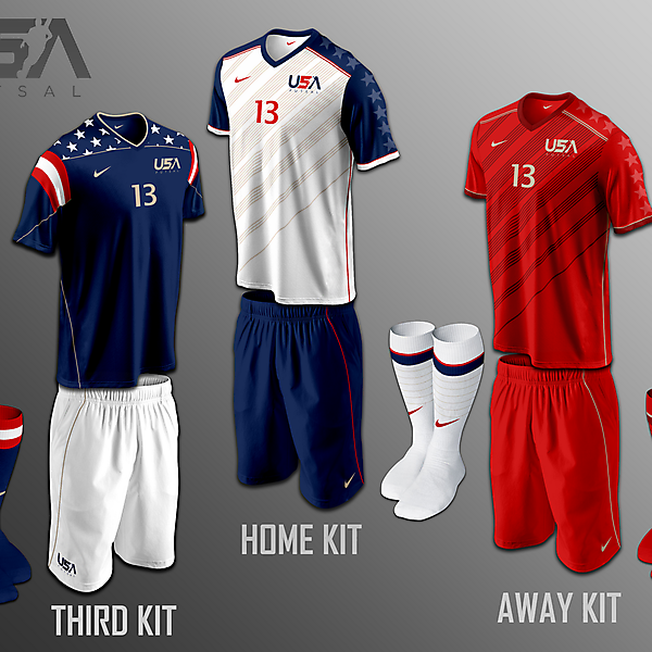 USA Futsal kits v1