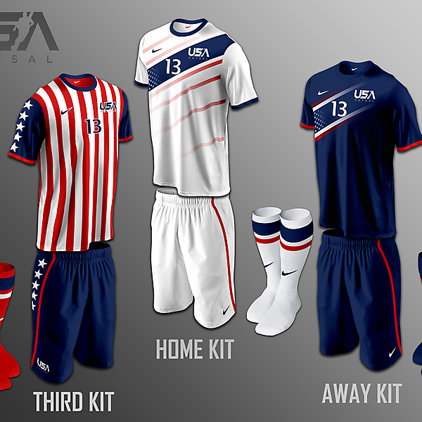 USA Futsal kits v2