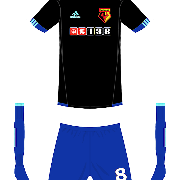 Watford Adidas away kit