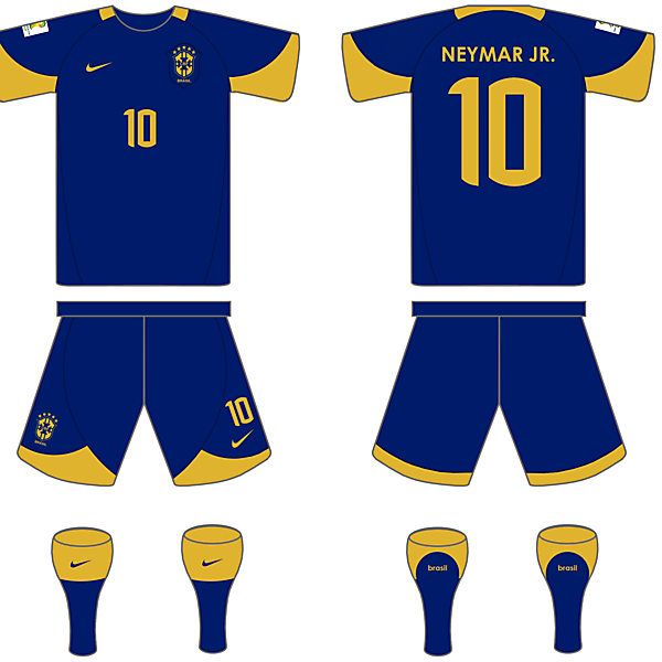 Brazil 2014 away kit