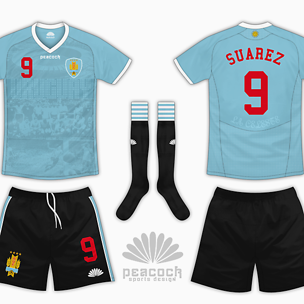 Uruguay Home Kit - Peacock