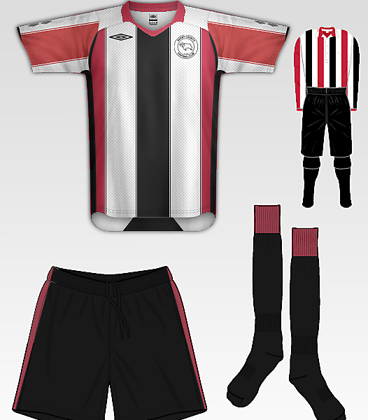 Derby County remake of 1894 Kit