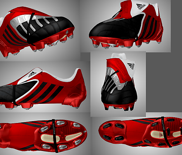 Adidas Predator Power Swerve Scarlet/Black