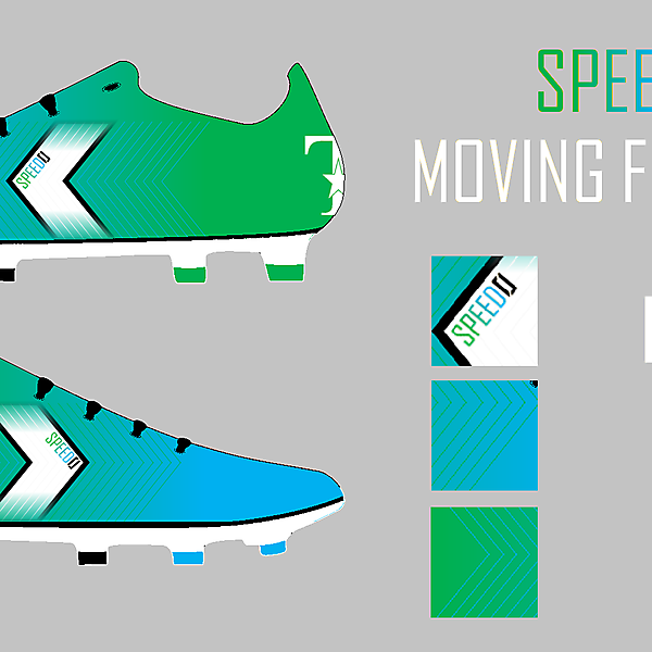 speed0 green/light blue