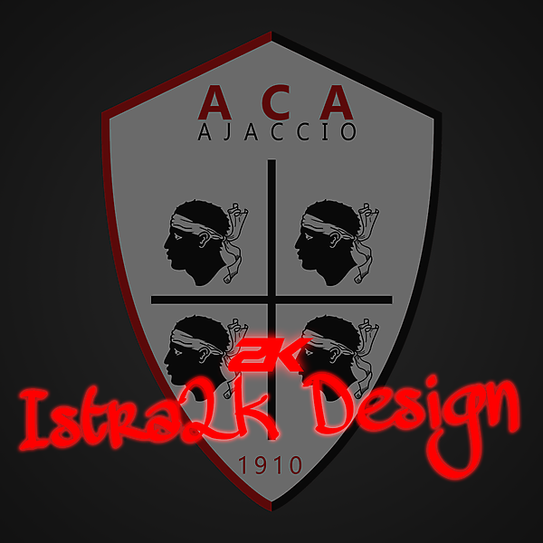 AC Ajaccio - Logo redesign + YOUTUBE VIDEO !