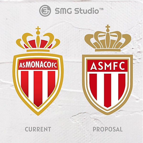 AS Monaco - Crest Redesign