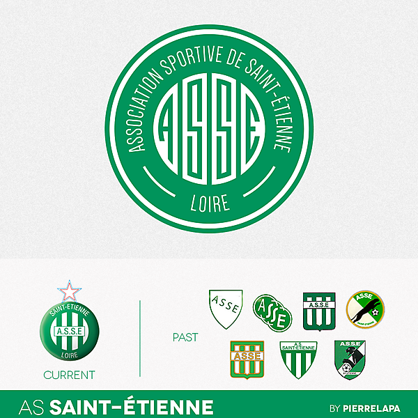 AS Saint-Étienne - Ligue 1 - redesign