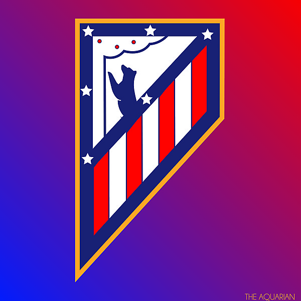 Athletico Madrid Logo Redesign