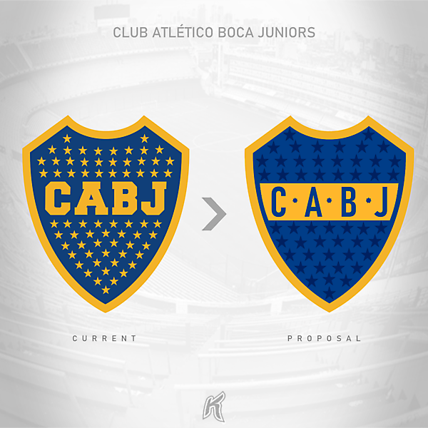 CA Boca Junoiors Logo Redesign